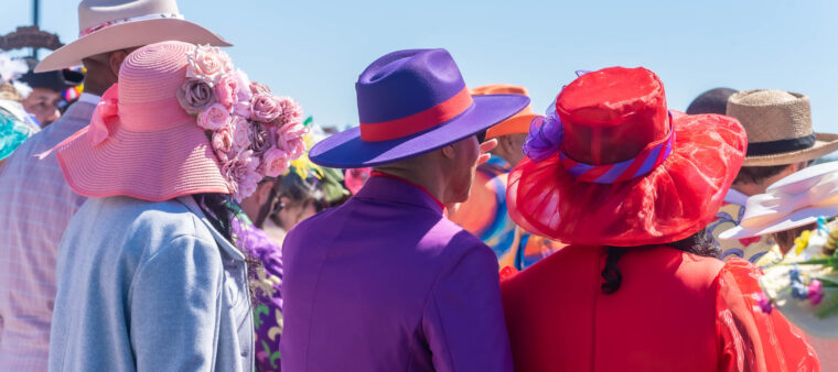 Colorful Spectators at the 2026 Carolina Cup Races