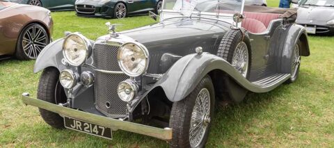 An Alvis at the British Car Show at Shelton Vineyards, Dobson NC